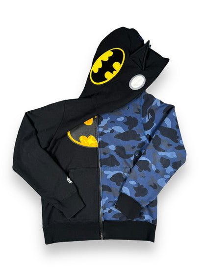 SWEAT FULL ZIP BAPE SHARK X DC COMICS BATMAN - M