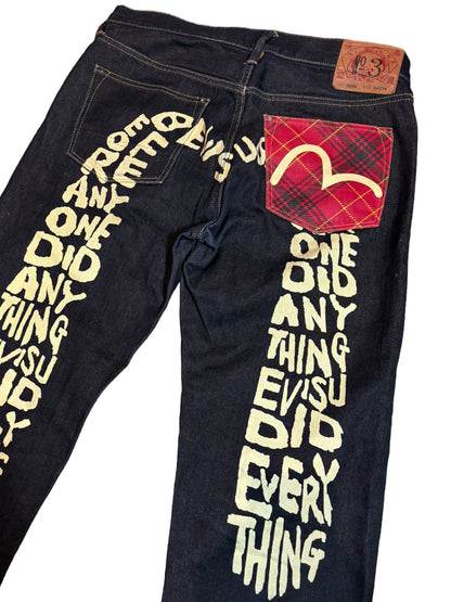 JEANS BAGGY DAICOCK DRAGON EVISU - M