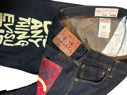 JEANS BAGGY DAICOCK DRAGON EVISU - M