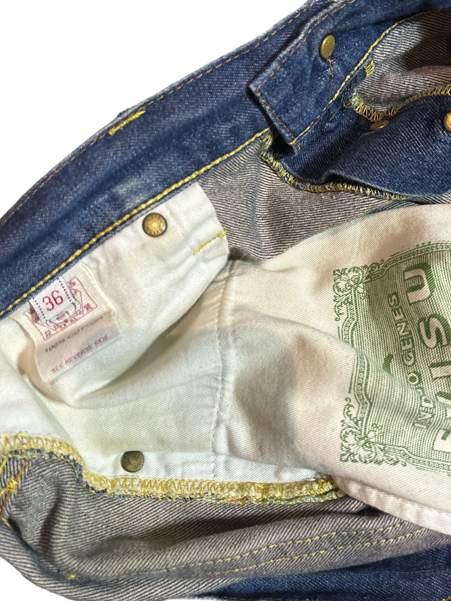 JEANS BAGGY EVISU - GOD OF FISH EBISU - XL