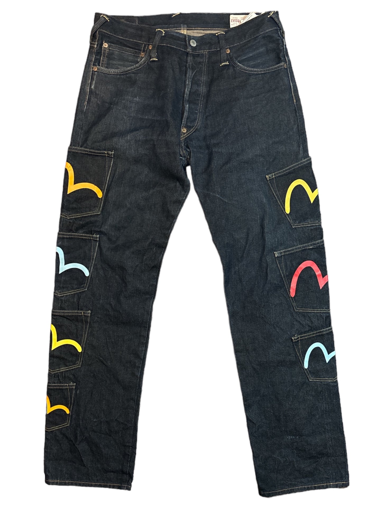 JEANS BAGGY MULTIPOCKETS EVISU - M