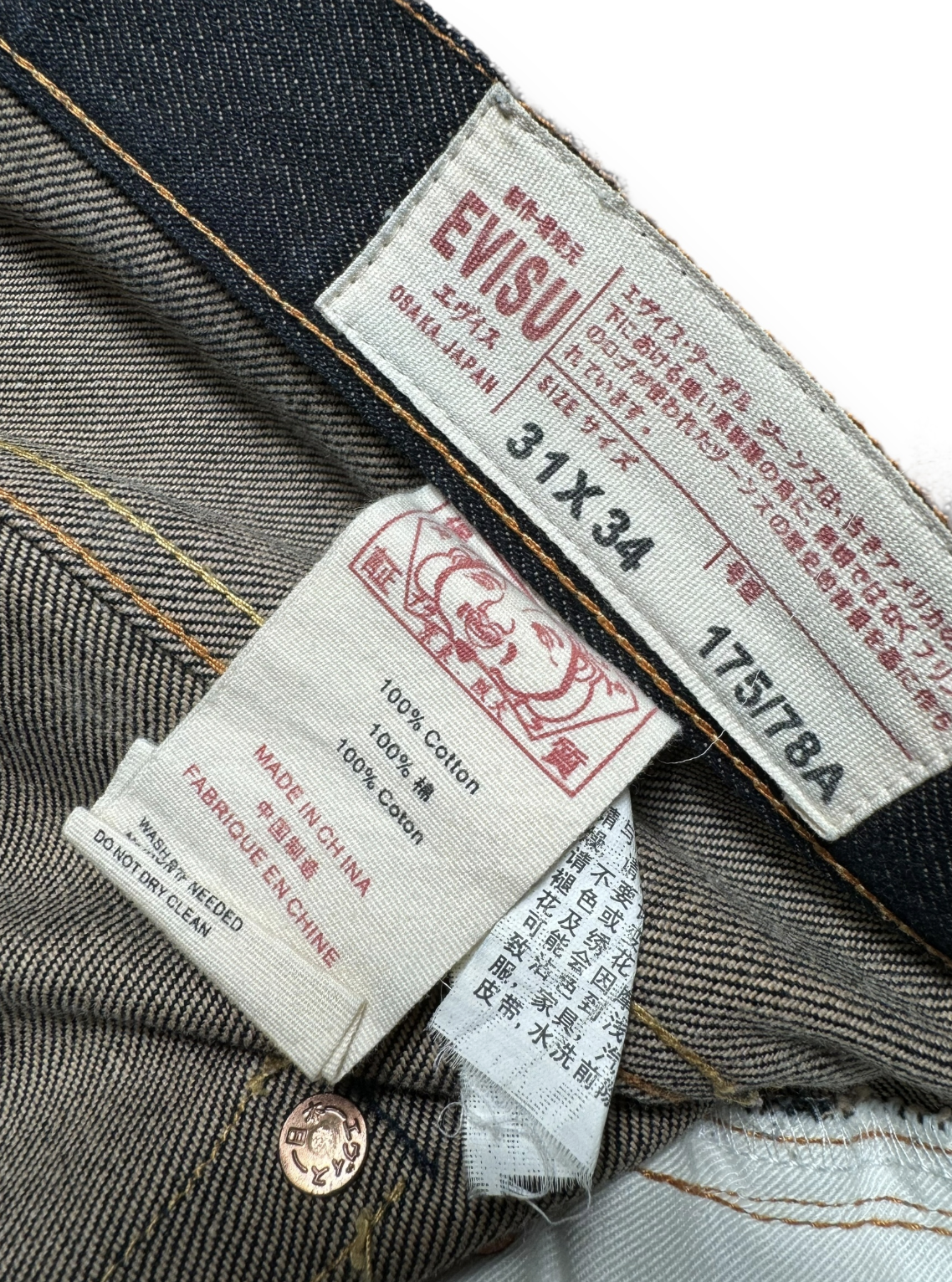 JEANS BAGGY DAICOCK EVISU - L